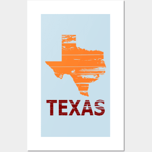 Texas Wood Posters and Art